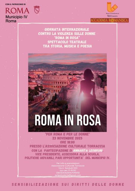 PRESENTAZIONE "ROMA IN ROSA"